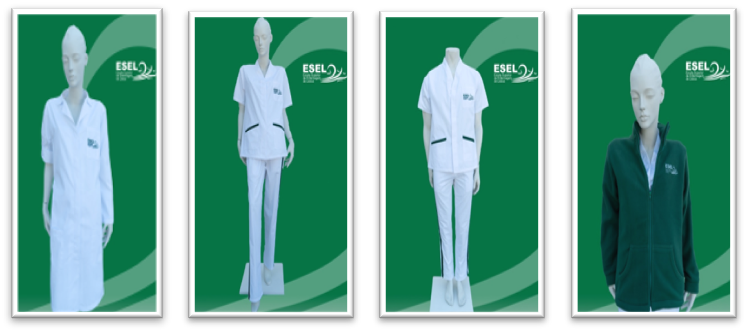 manequins com fardas vestidas